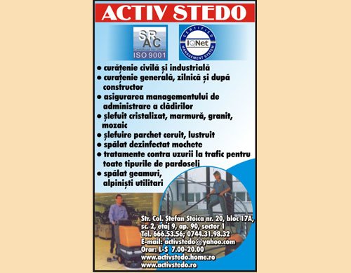 Activ Stedo - Firma de curatenie